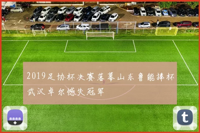 2019足协杯决赛落幕山东鲁能捧杯武汉卓尔憾失冠军