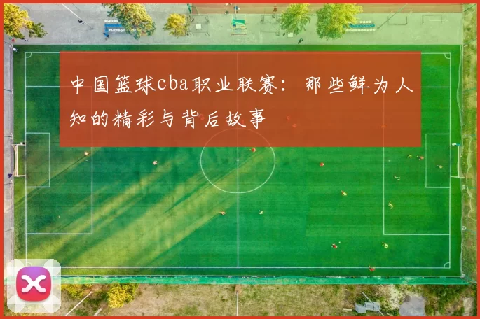 中国篮球cba职业联赛：那些鲜为人知的精彩与背后故事